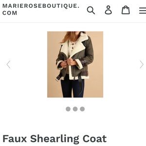 Faux Shearling Coat